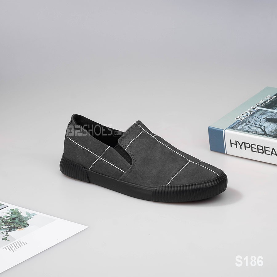 [XẢ KHO, LẺ SIZE] Giày lười nam - Slip on nam vải - Mã S186