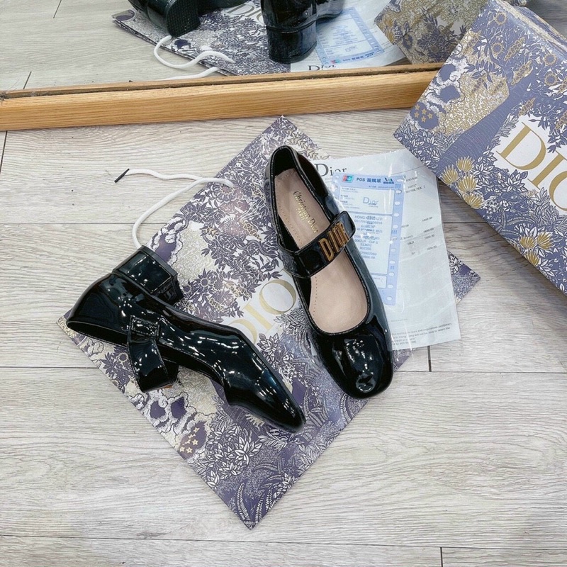 GIày Dior Quai Dán Siêu Tiểu Thư Hàng Chuẩn Loại 1 Fullbox