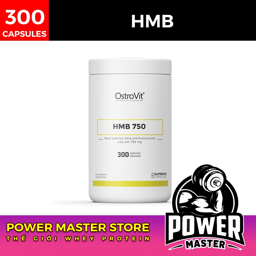 OSTROVIT HMB 750 - TỔNG HỢP PROTEIN, CHỐNG DỊ HÓA CƠ BẮP