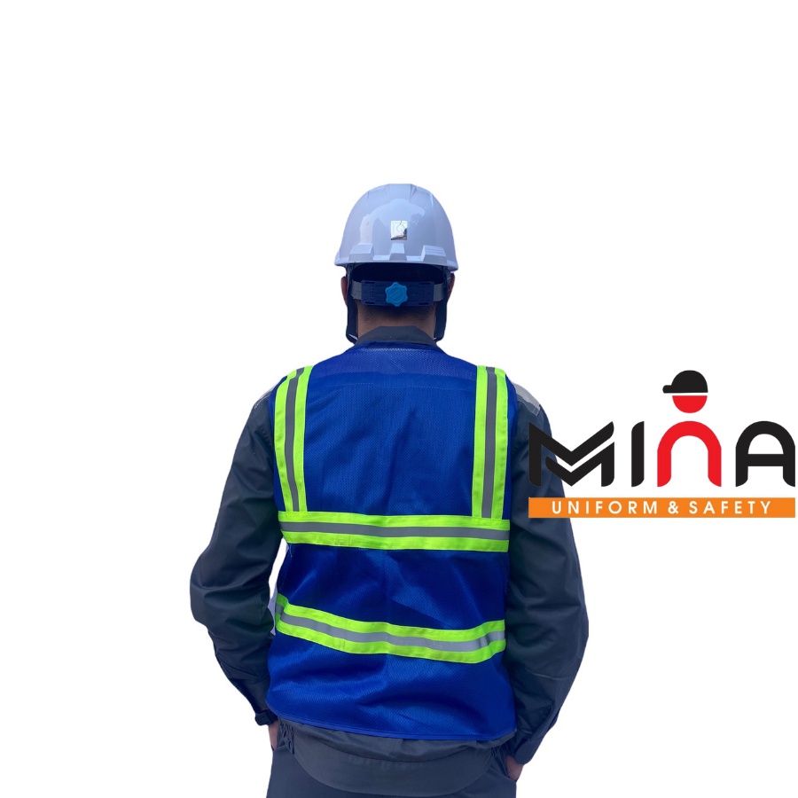 ÁO GHILE LƯỚI NHIỀU PHẢN QUANG CÔNG TRƯỜNG - ÁO BẢO HỘ LAO ĐỘNG