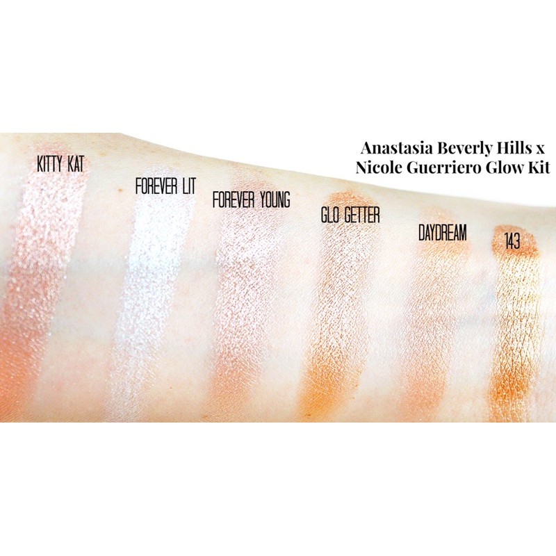 Bảng Highlight Anastasia Beverly Hills Glow Kit (Sugar, Moonchild, Aurora, Nicole Guerriero)