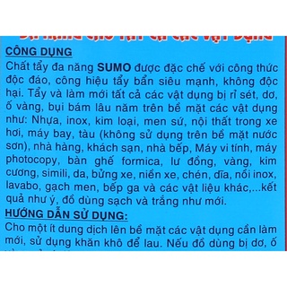 Nước tẩy đa năng Sumo chai 700g