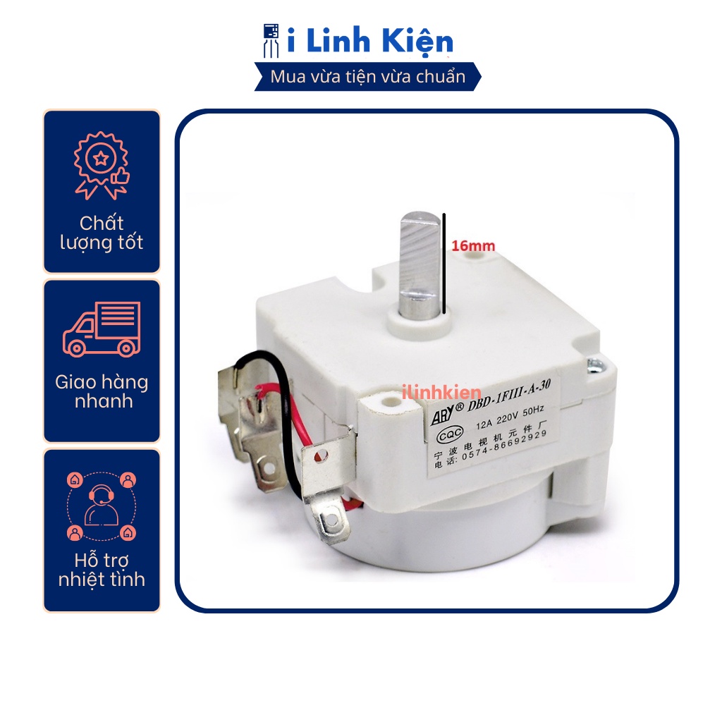 Hẹn giờ nồi áp suất điện tử 30 phút DBD-30 3 chân trục vát.