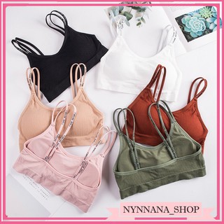 Áo Bra Dây Kép Có Chữ Cực Xinh
