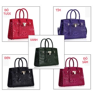 Túi xách nữ da thật vân cá sấu cao cấp - kitty_shop01