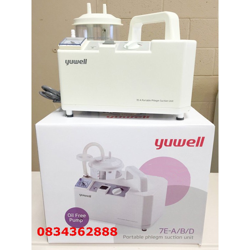 [Mã 99FMCGSALE giảm 8% đơn 500K] Máy hút dịch, hút đờm 1 bình Yuwell 7E-A LUCASS SS6A, KANEKO tặng đầu hút