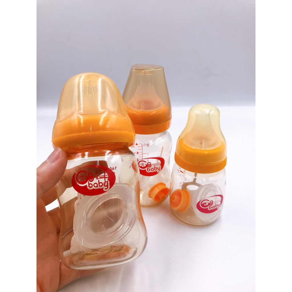 Bình Sữa PPSU GB-Baby Cổ Rộng, Cổ Hẹp 80/120/160ML