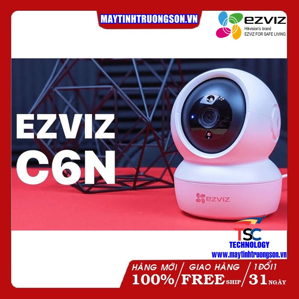 Camera EZVIZ CS-C6N IP Wifi 2.0M HD 1080P - Chính Hãng Bảo Hành 24 Tháng