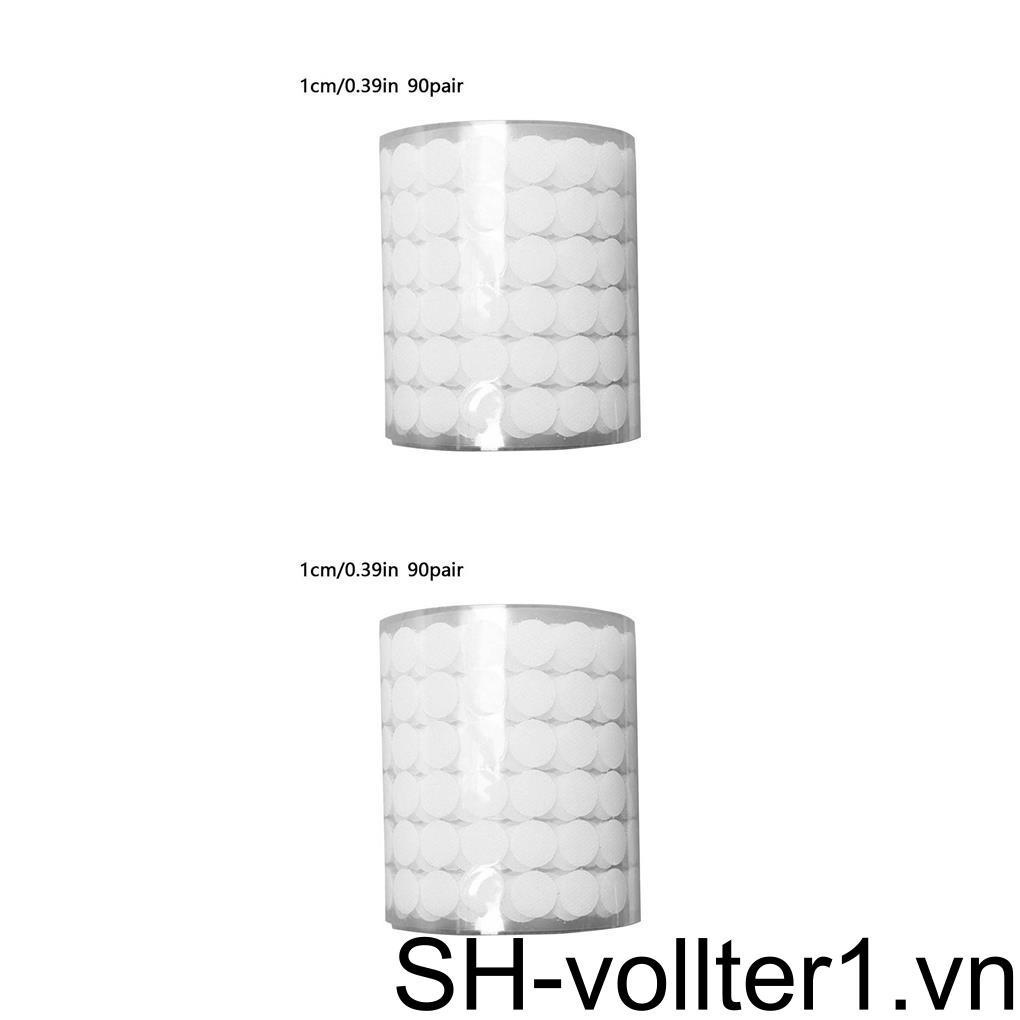 Set 2 Cuộn Băng Dính Chấm Bi Bằng Nilon Tự Dính 10 / 15 / 25 / 30mm