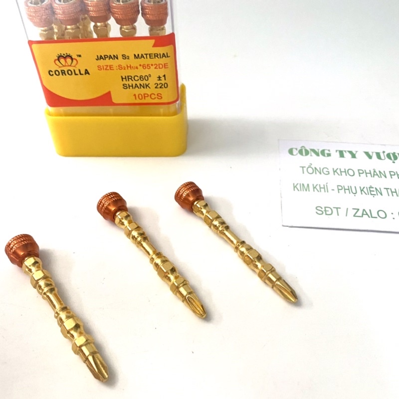 Đầu Bắn Vít Nam Châm - Mũi Bắn Vít Có Đầu Nam Châm Trợ Lực Chống Trượt