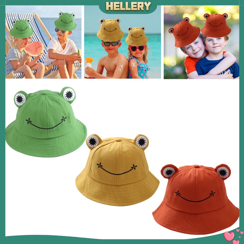 Nón Tai Bèo Cotton Hình Chú Ếch Đáng Yêu Cho Bé Gái