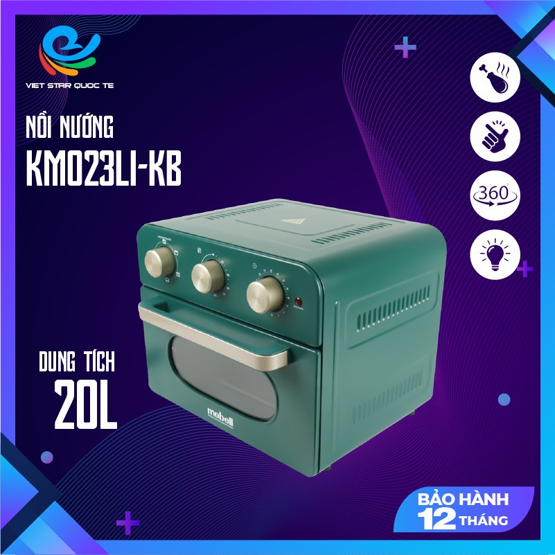 Nồi Chiên Không Dầu 20L Công Suất 1500W Nút Xoay Điều Chỉnh Tự Do-Đặt Sản Phẩm 1 Đổi 1 Trong 1 Năm Lỗi Do Nhà Sản Xuất