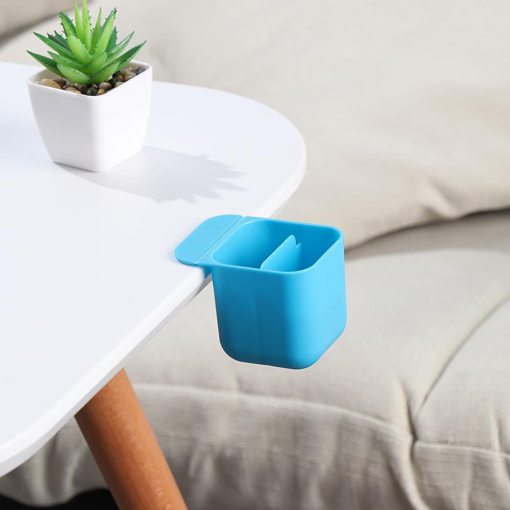 Hộp Đựng Bút Bằng Nhựa Tự Dính Trang Trí Bàn Làm Việc Ốp