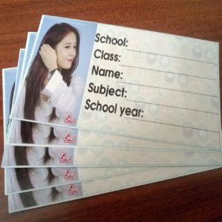 In nhãn vở theo yêu cầu