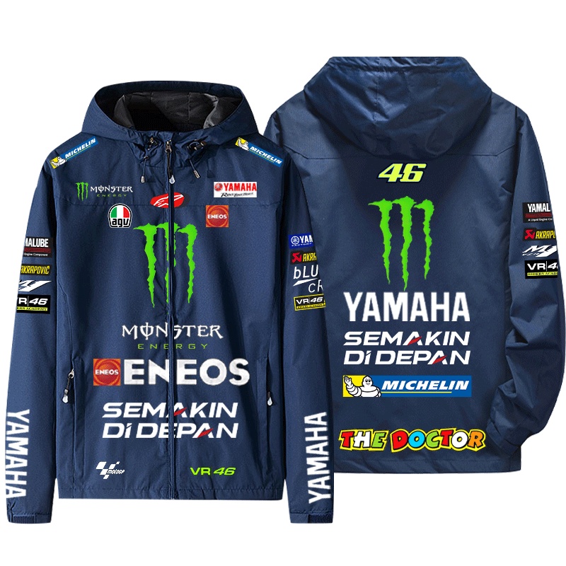 Yamaha Áo Khoác Có Mũ Trùm Dáng Rộng Thời Trang Xuân Thu Cho Nam Và Nữ