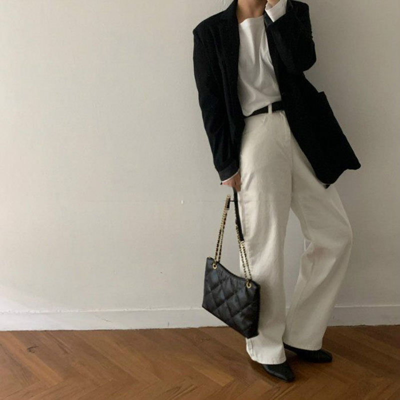 Túi đeo vai IELGY bằng da PU phong cách Hàn Quốc thời trang thanh lịch cho nữ