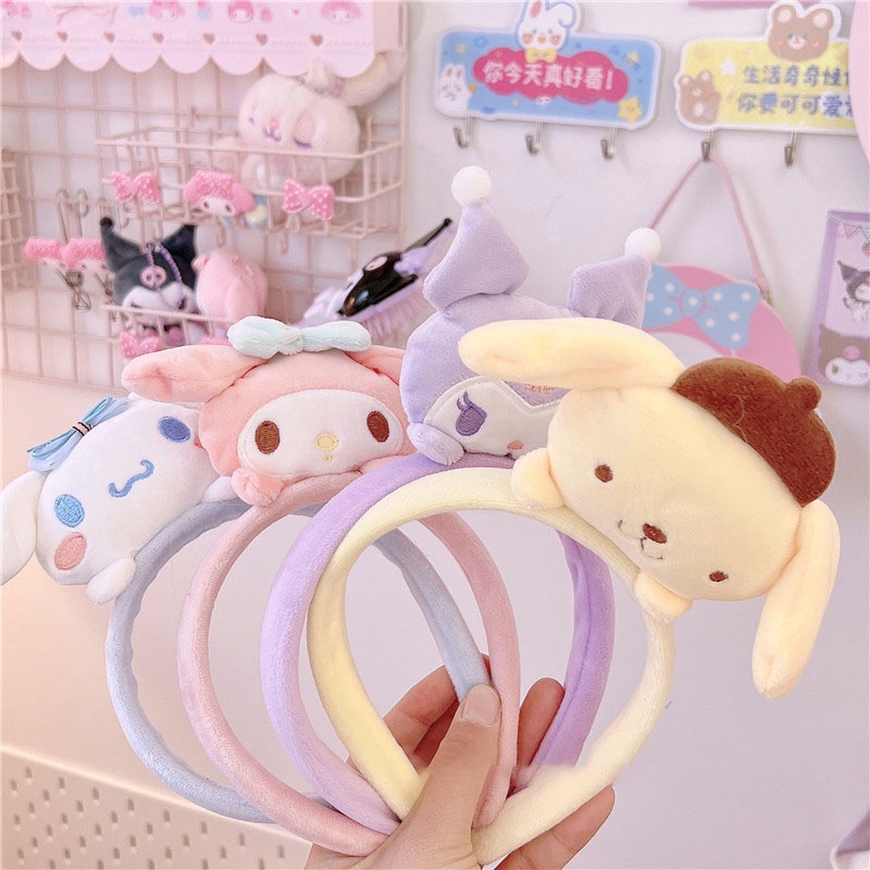Băng Đô Hình Búp Bê Nhồi Bông Dễ Thương Cho Nữ