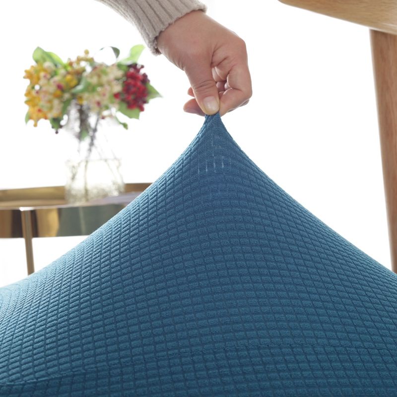 Vỏ Bọc Ghế Dệt Kim Dày Co Giãn Thiết Kế Đơn Giản Độc Đáo