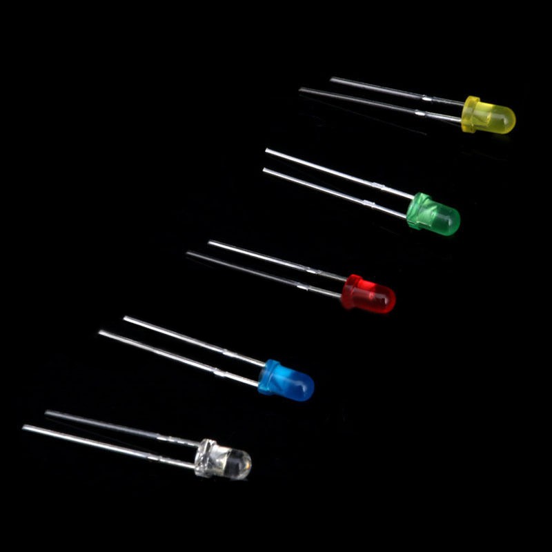 Set 200 Điốt Đèn Led 3mm Nhiều Màu | BigBuy360 - bigbuy360.vn