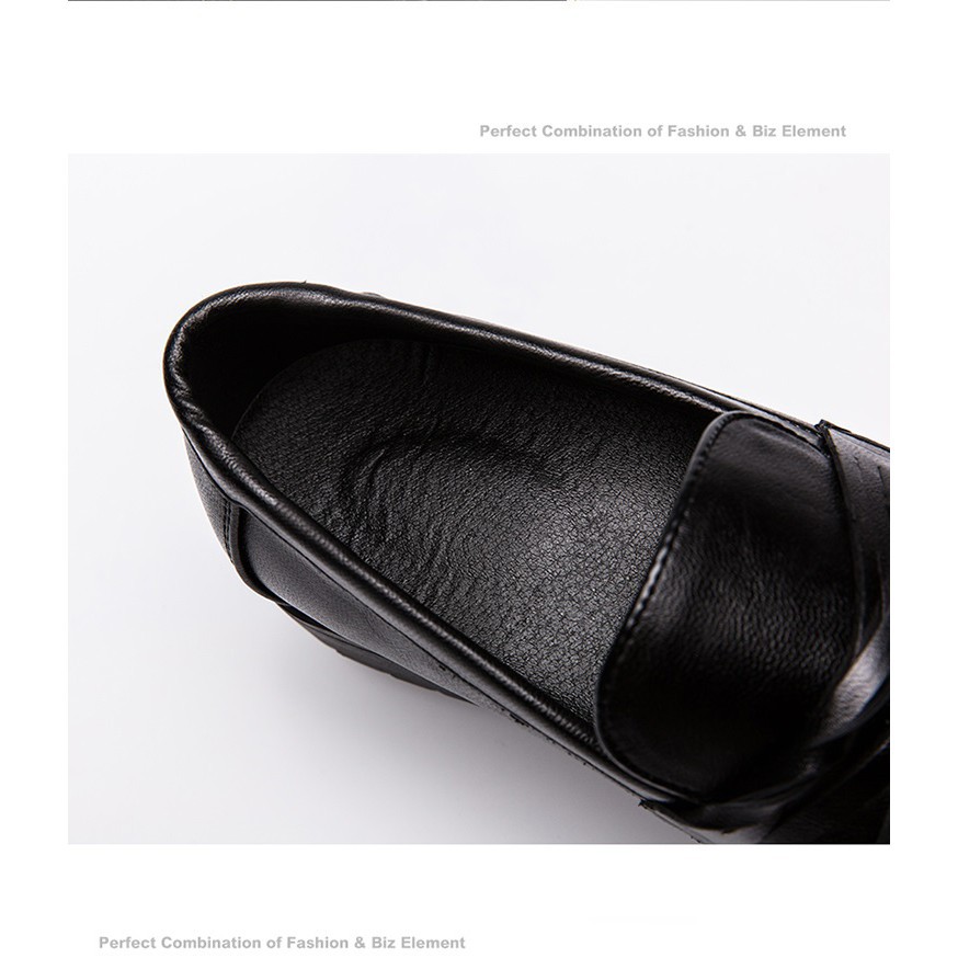 Men's leather shoes luxurious fashion design