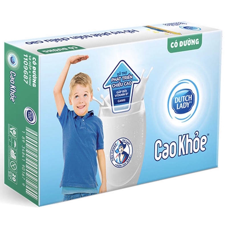 Thùng sữa Dutch Lady CGHL Cao Khoẻ 48x110ml