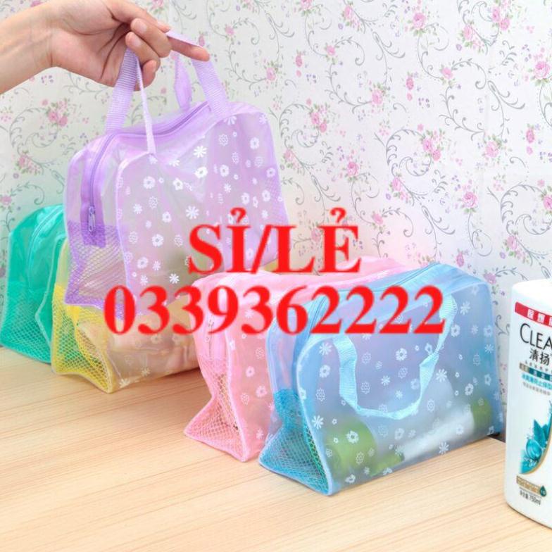 [ HAIANHSHOP ] Túi đựng mỹ phẩm có quai 15*22,5 cm Duashop &gt;