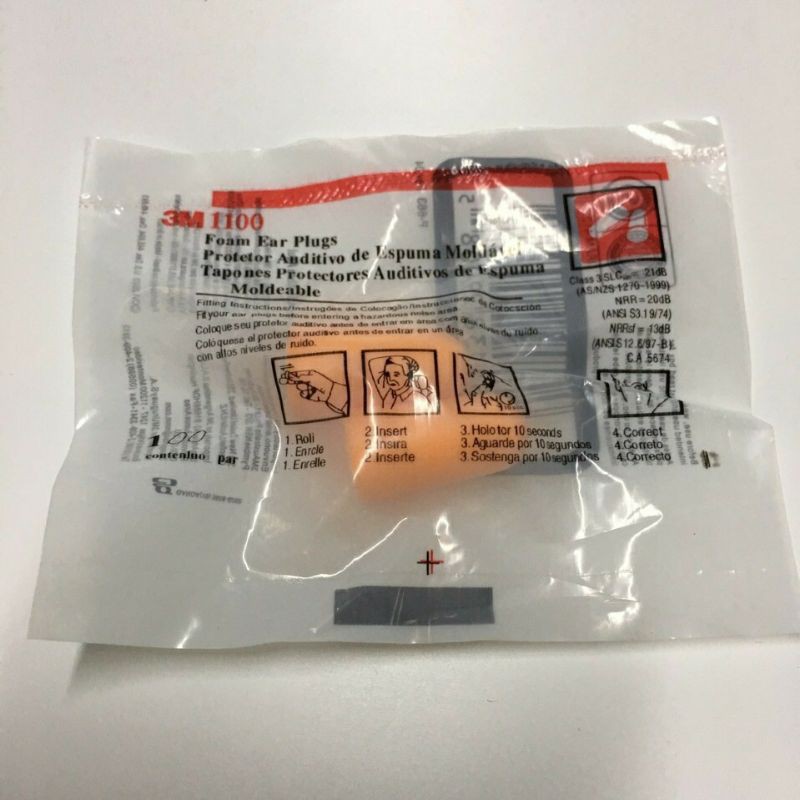 10 đôi Nút bịt tai, nút nhét tai chống ồn 3M 1100. KHUYẾN MẠI GIẢM GIÁ