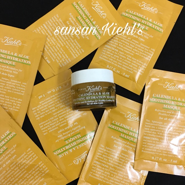 Sample mặt nạ đất sét, ngò, nghệ, hoa cúc Kiehl's 5ml | BigBuy360 - bigbuy360.vn