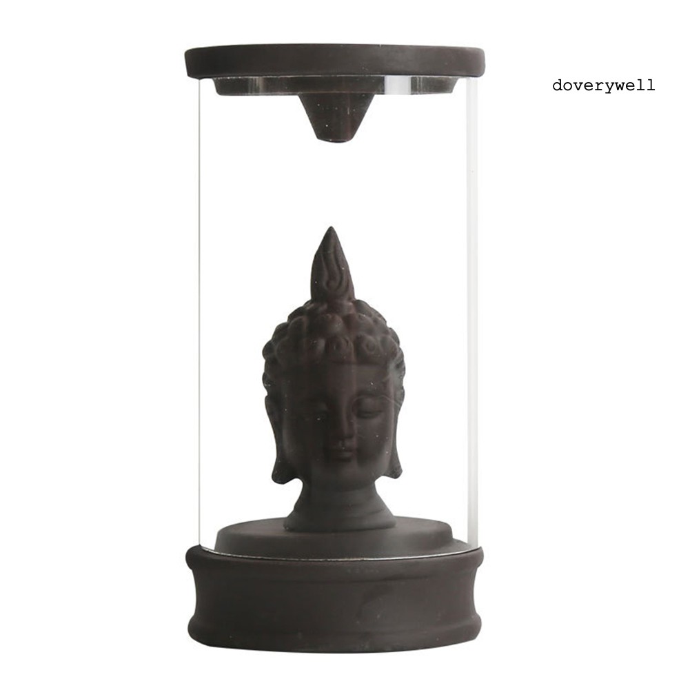 Thác Khói Trầm Hương Trang Trí Hình Tượng Phật