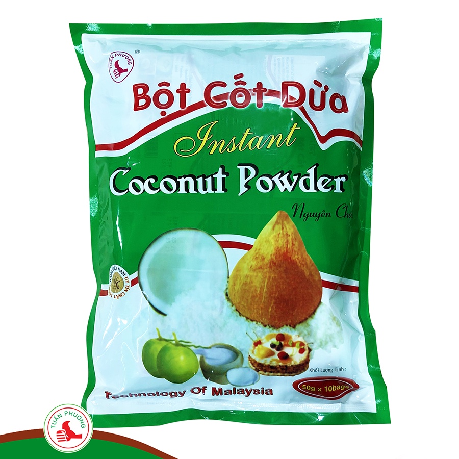 Combo 10 Gói Bột Cốt Dừa Tuần Phương 50gram