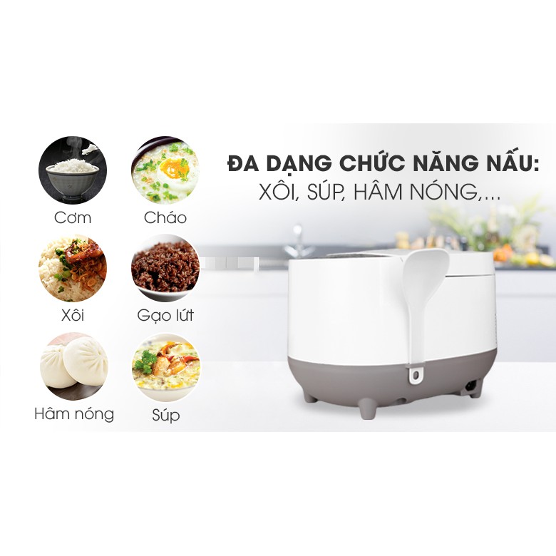 Nồi Cơm Điện Tử Philips 1.8 Lít HD4533 - Hàng Chính Hãng (Bảo Hành Toàn Cầu 2 Năm)