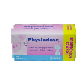 Nước muối sinh lý Physiodose (Hộp 40 ống)