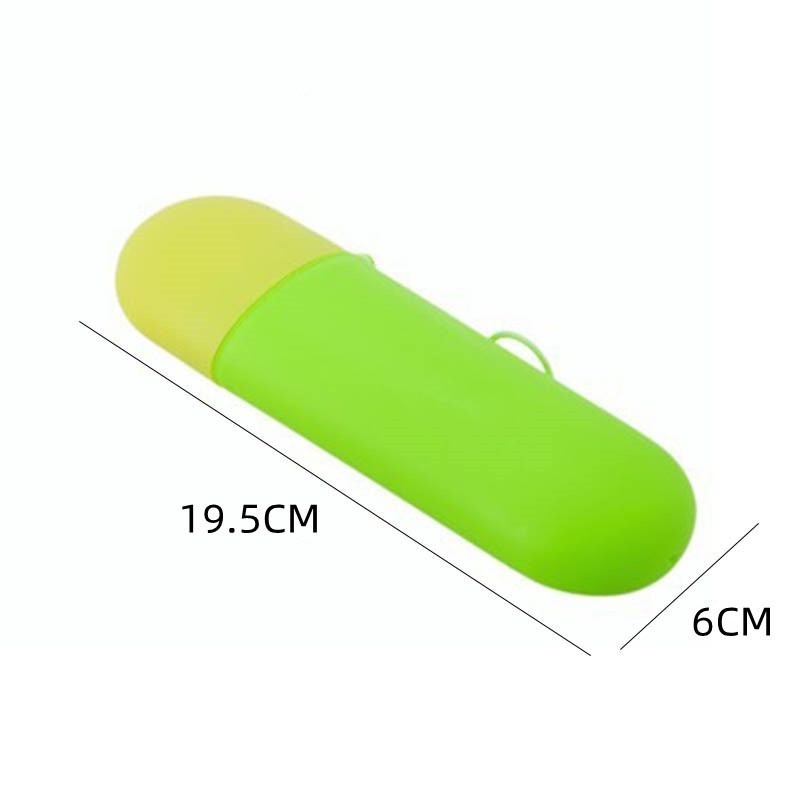 1 Hộp Đựng Bàn Chải Đánh Răng Du Lịch Chống Bụi Màu Sắc Ngọt Ngào Tiện Lợi