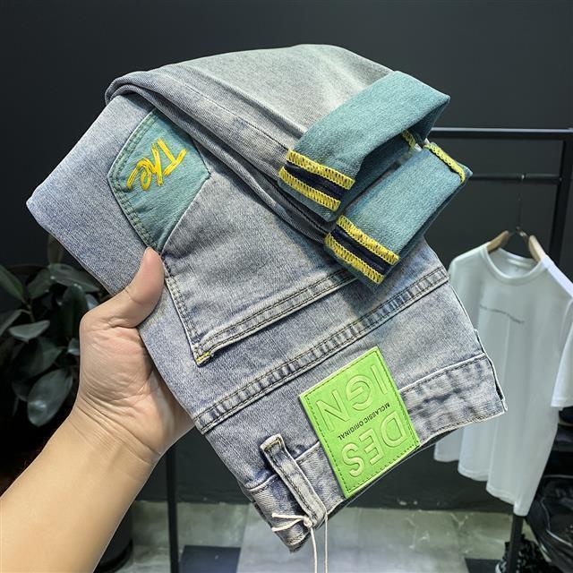 Quần Jean Dài Thiết Kế Phong Cách Hàn Quốc Thời Trang Dành Cho Nam