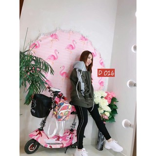 Áo khoác dù phối nón nỉ