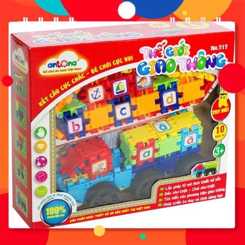 Xếp hình phương tiện giao thông Antona