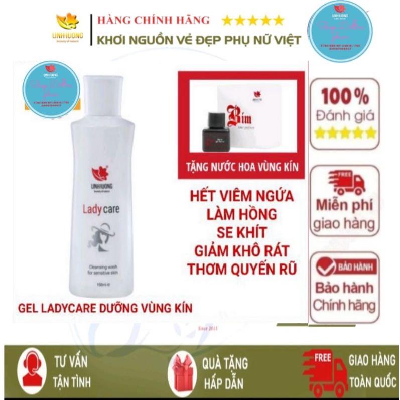 Gel phụ khoa linh hương -ladycare linh hương chính hãng