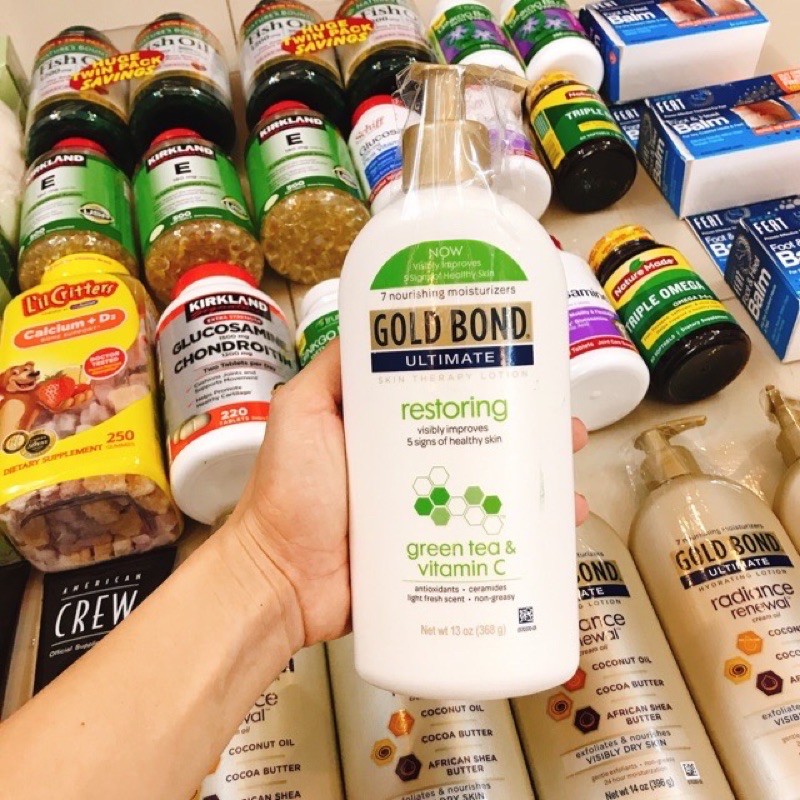 Dưỡng thể Gold bond của Mỹ