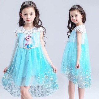Váy elsa cho bé gái hàng đẹp giá tốt có sẵn chất đẹp