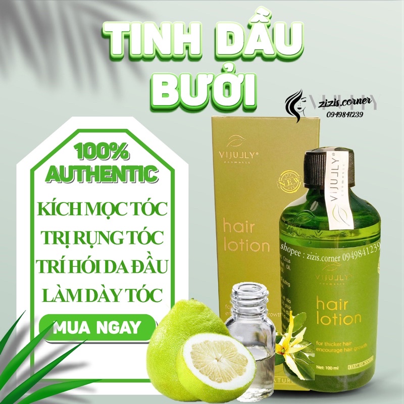 [100% Chính Hãng-Tặng quà và vòi xịt] Xịt tóc Tinh dầu bưởi VIJULLY kích mọc tóc nhanh, giảm rụng tóc , giúp tóc mau dài