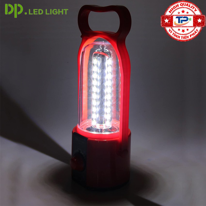 Đèn sạc tích điện DP DP-7048 với 40 bóng LED công suất 4W (đỏ)