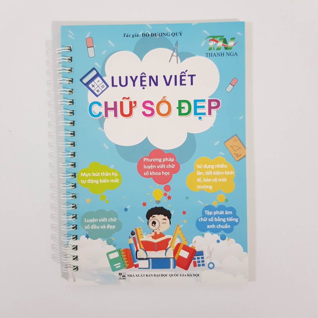 Tập viết chữ đẹp tặng bút thần kì tự bay màu luyện viết cho bé 5 tuổi 6 tuổi chuẩn bị vào lớp 1