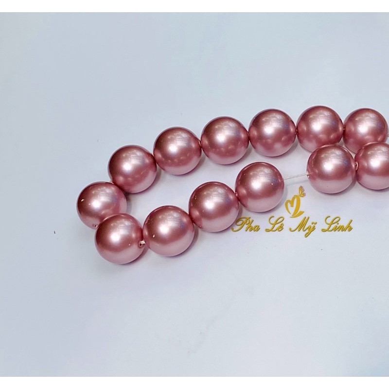 5 viên pha lê Swarovski Crystal Pearl 12mm