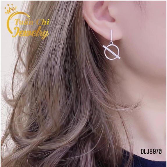 Bông Tai Bạc ⚡BẠC ĐẸP⚡ Khuyên Tai Bạc Đẹp Kiểu Dáng Cá Tính