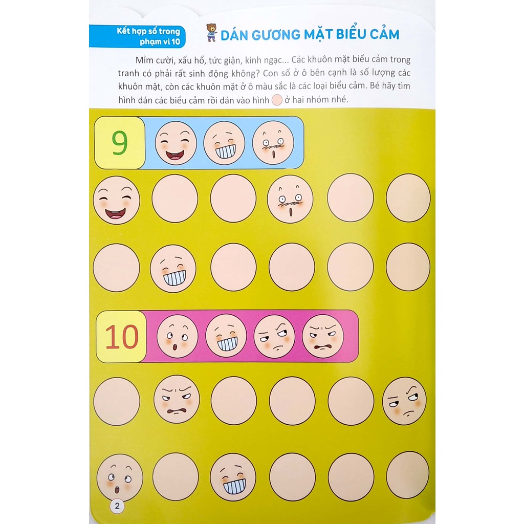 Sách 188 Stickers - Bóc Dán Thông Minh Phát Triển Khả Năng Tư Duy Toán Học (4 - 5 Tuổi) - Tập 5