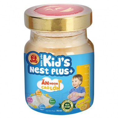Nước yến sào cao cấp cho bé Kid's Nest Plus+ 70ml