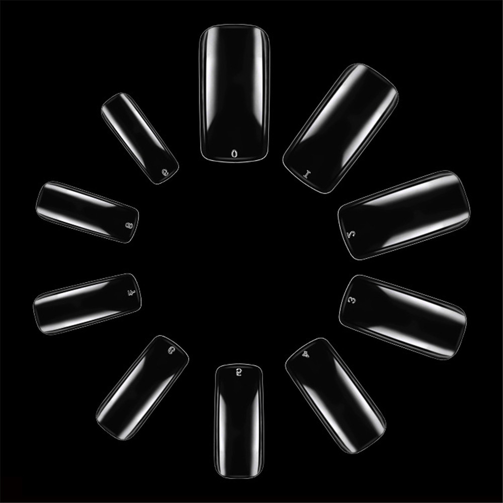 Bộ 500 móng tay tự nhiên trong suốt dùng để nối móng cao cấp