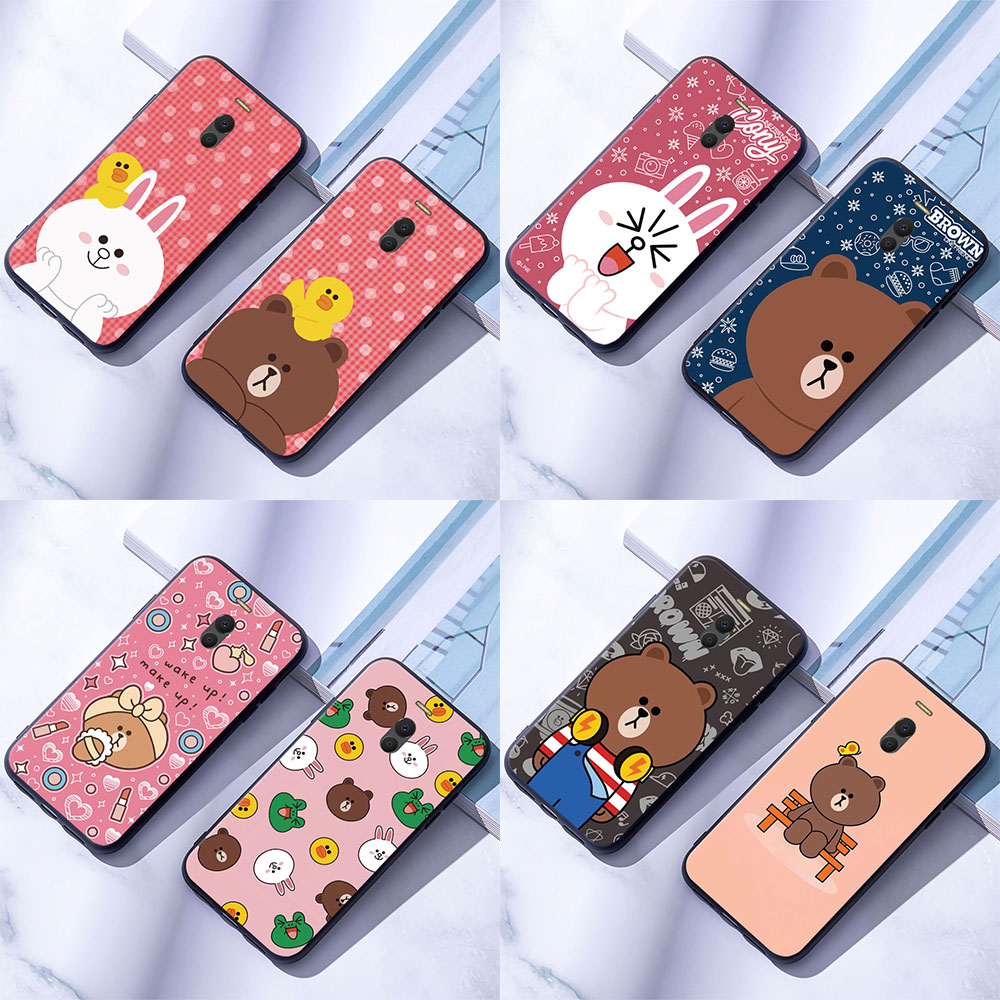 Ốp điện thoại mềm họa tiết Line Friends cho Meizu M6 Note M6S M6T