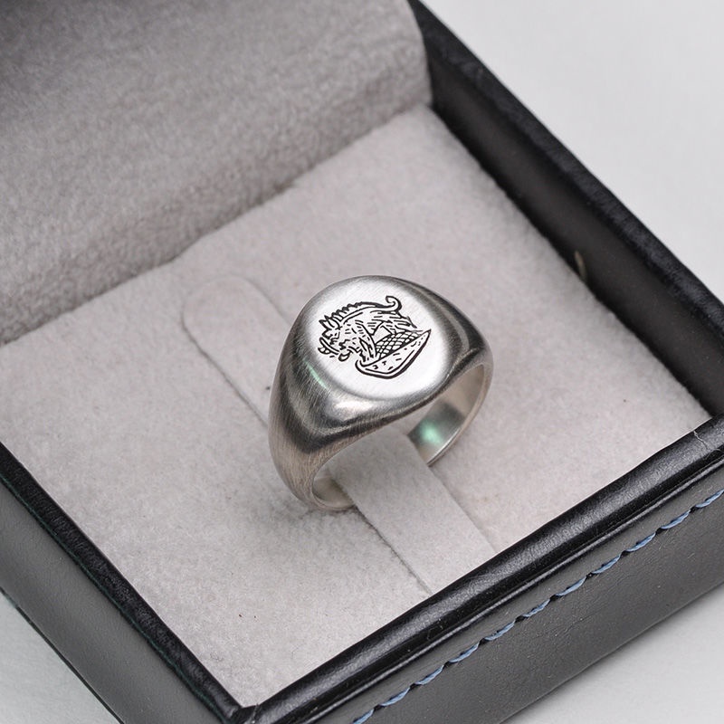 Nhẫn Thời Trang Khắc Họa Tiết Độc Đáo Cho Nam Và Nữ