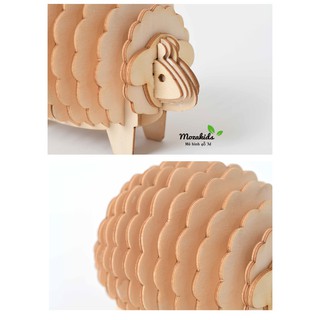 Đồ chơi lắp ráp gỗ 3D Mô hình Con Cừu Sheep
